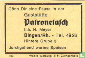 Gaststätte Patronetasch - H.Meyer
