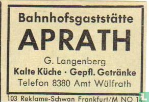 Aprath - Bahnhofsgaststätte - G.Langenberg