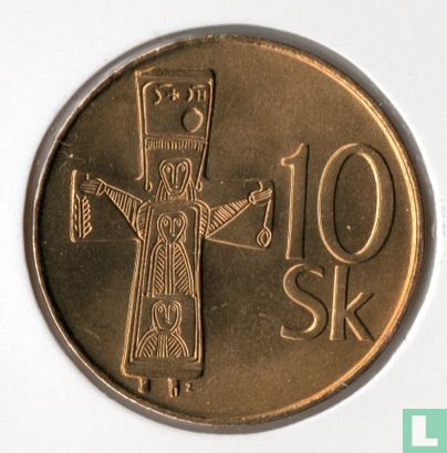 Slovakia 10 korun 1995 - Image 2