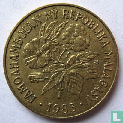 Madagaskar 20 Franc 1983 "FAO" - Bild 1