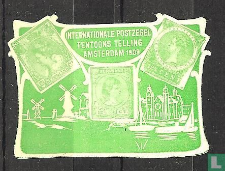 Intern. Postzegeltentoonstelling Amsterdam Groen
