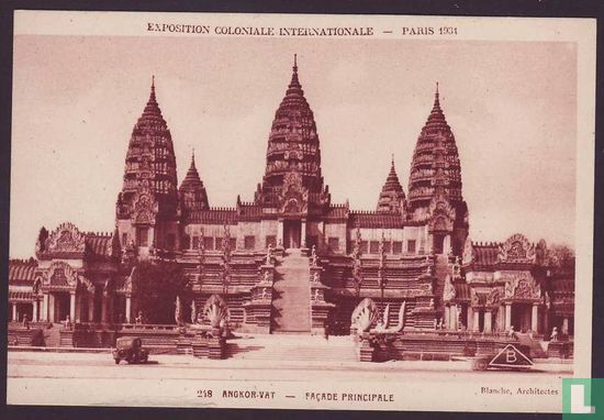 Exposition Coloniale Internationale - Paris 1931, Angkor Vat - Facade Principale