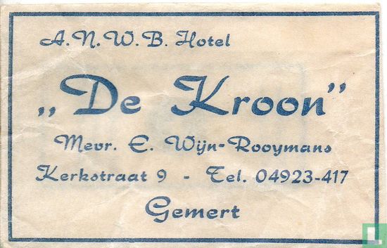 A.N.W.B. Hotel "De Kroon" - Afbeelding 1