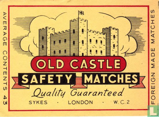 Old Castle safety matches