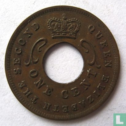Afrique de l'Est 1 cent 1955 (sans marque d'atelier) - Image 2