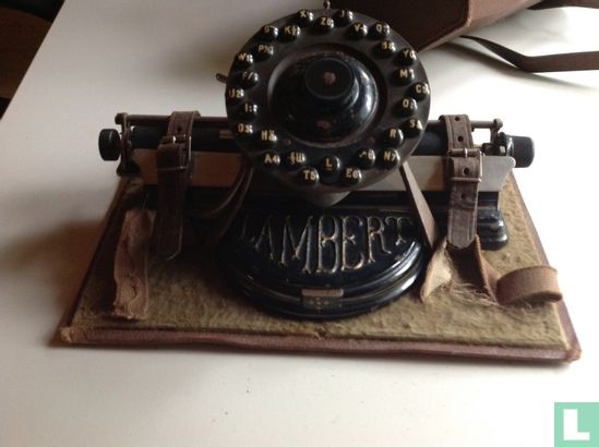 Lambert typemachine rond  - Image 2