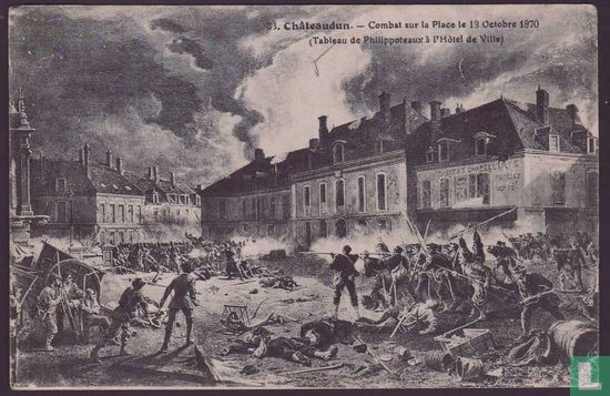 Chateaudun, Combat sur la Place le 13 Octobre 1870