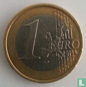 Allemagne 1 euro 2002 (F - fautée - étoiles tournées) - Image 2