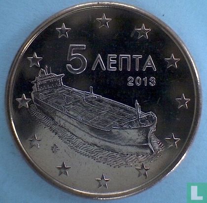 Greece 5 cent 2013 - Image 1