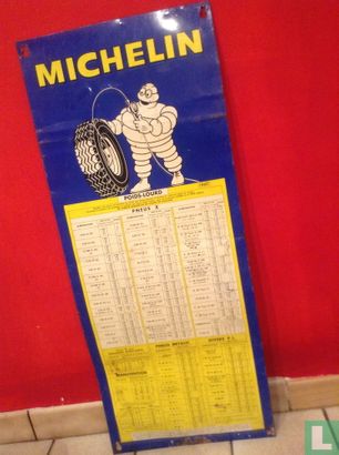 Haan Het pad Valkuilen Emaille bord (1967) - Michelin - LastDodo