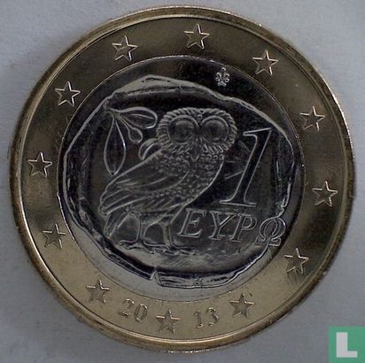 Greece 1 euro 2013 - Image 1