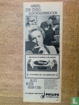Advertentie Philips Grammofoon 1961 