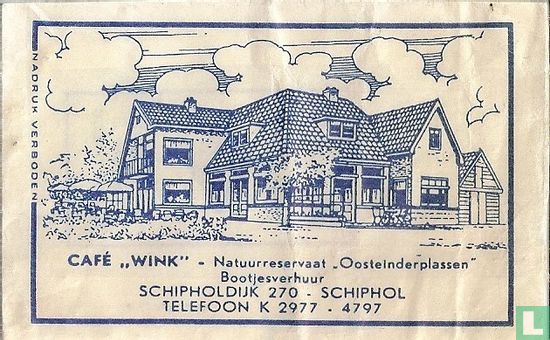 Café "Wink" Natuurreservaat 'Oosteinderplassen'   - Afbeelding 1