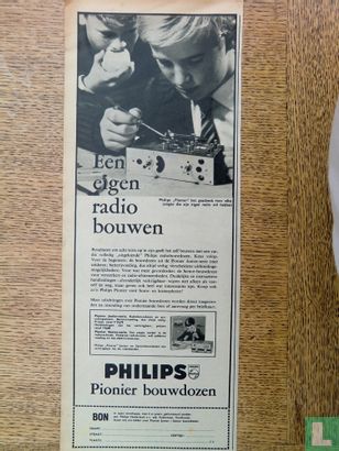 Advertentie Philips 1961 Pionier Bouwdozen