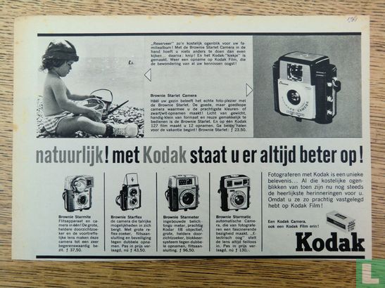 Advertentie Kodak Brownie 1961