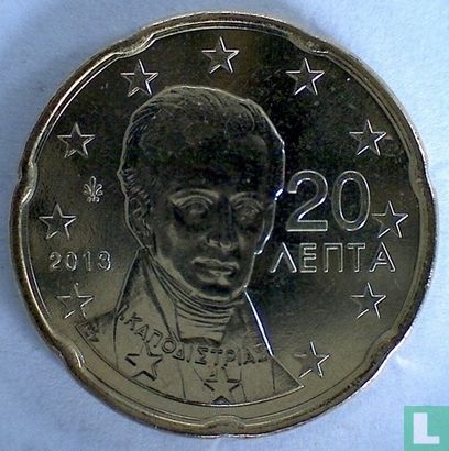 Griekenland 20 cent 2013 - Afbeelding 1