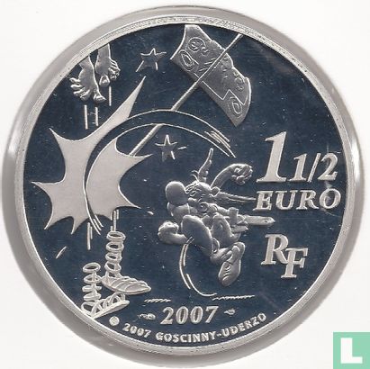 Frankrijk 1½ euro 2007 (PROOF) "Asterix - the hunt prizes" - Afbeelding 1