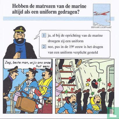 Zeevaart en Luchtvaart: Hebben de matrozen van de marine altijd als een uniform gedragen? - Image 1