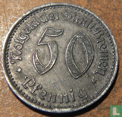 Bremen 50 pfennig 1921 - Afbeelding 2