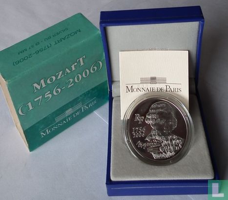 Frankrijk ¼ euro 2006 "250th anniversary Birth of Wolfgang Amadeus Mozart" - Afbeelding 3