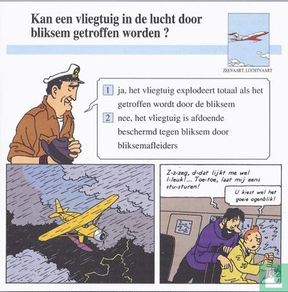 Zeevaart en Luchtvaart: Kan een vliegtuig in de lucht door bliksem getroffen worden ? - Image 1