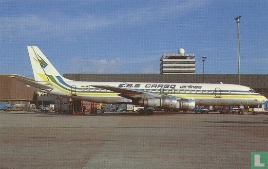 EAS Cargo Airlines Douglas DC-8-55F (5N-ATS) at Amsterdam - Afbeelding 1