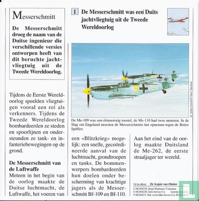 Zeevaart en Luchtvaart: Tot welk type vliegtuig behoorde de Messerschmitt ? - Afbeelding 2