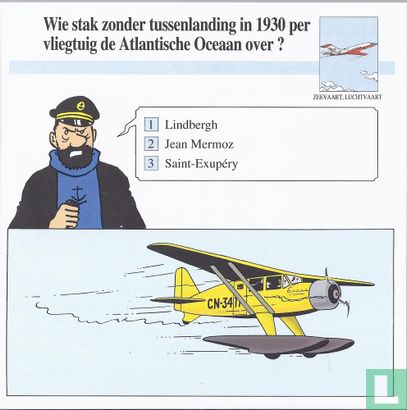 Zeevaart en Luchtvaart: Wie stak zonder tussenlanding in 1930 per vliegtuig de Atlantische Oceaan over ? - Image 1