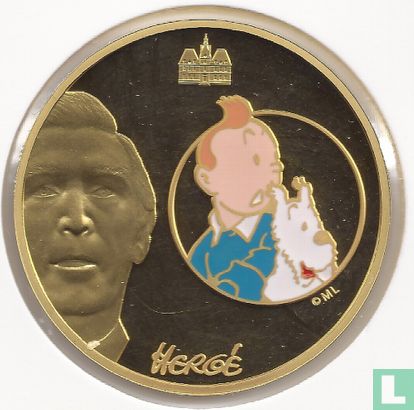 France 50 euro 2007 (PROOF) "100th anniversary of the birth of Georges Remi - alias Hergé" - Image 2
