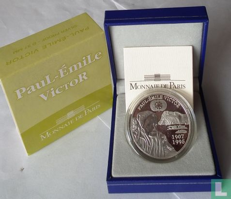 France 1½ euro 2007 (PROOF) "100th anniversary of the birth of Paul Émile Victor" - Image 3