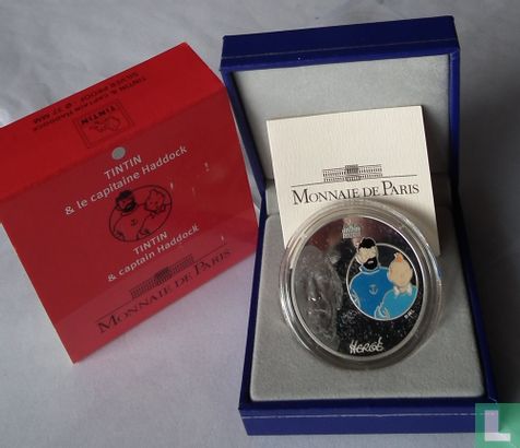 France 1½ euro 2007 (PROOF) "100th anniversary of the birth of Georges Rem - alias Hergé - Tintin & Captain Haddock" - Image 3