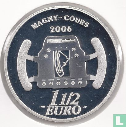 Frankrijk 1½ euro 2006 (PROOF) "Centennial of the 1st ACF Grand Prix" - Afbeelding 1