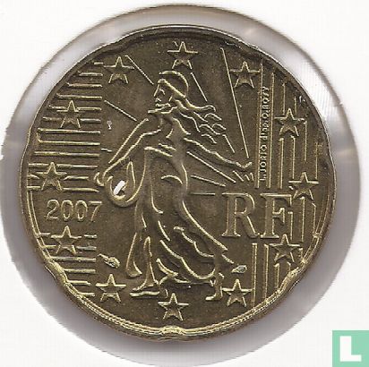 Frankrijk 20 cent 2007 - Afbeelding 1