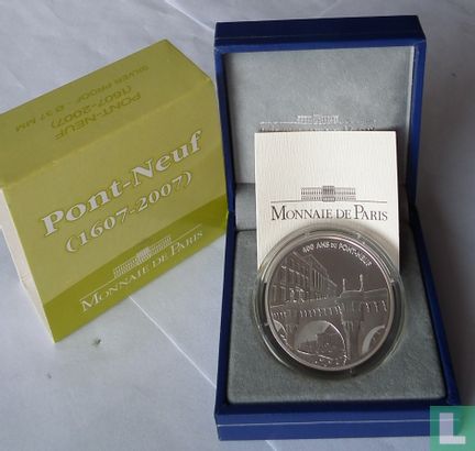 Frankrijk 1½ euro 2007 (PROOF) "400 years of Paris Pont Neuf" - Afbeelding 3