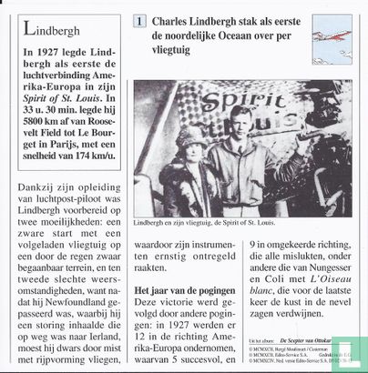 Zeevaart en Luchtvaart: Welke grote daad verrichte de vliegenier Charles Lindbergh ? - Image 2