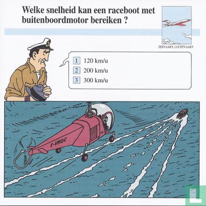 Zeevaart en Luchtvaart: Welke snelheid kan een raceboot met buitenboordmotor bereiken ? - Image 1