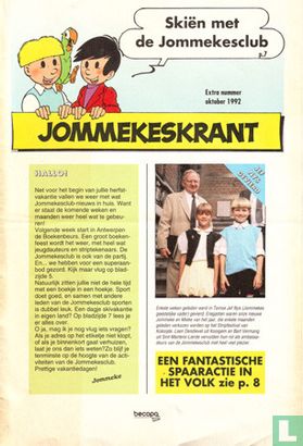 Jommekeskrant - extra nummer oktober 1992 - Bild 1
