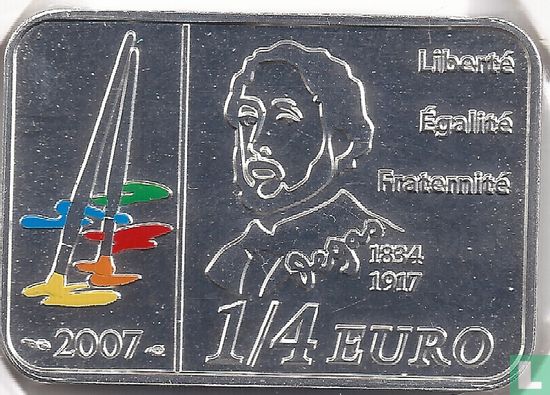 Frankreich ¼ Euro 2007 "90th anniversary of the death of Edgar Degas" - Bild 1