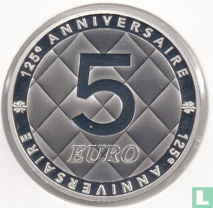 France 5 euro 2008 (PROOF - silver 900‰) "125th anniversary of the birth of Gabrielle 'Coco' Chanel" - Image 2