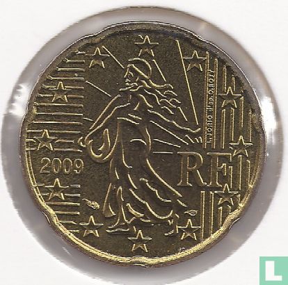 Frankrijk 20 cent 2009 - Afbeelding 1