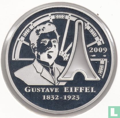 Frankrijk 10 euro 2009 (PROOF) "Gustave Eiffel" - Afbeelding 1