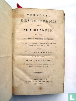 Verkorte geschiedenis der Nederlanden of der XVII Nederlandsche gewesten 2 - Image 3