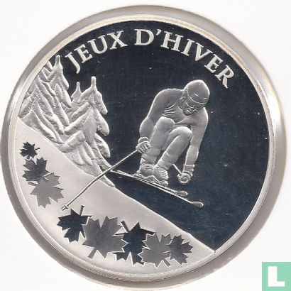 Frankreich 10 Euro 2009 (PP) "XXI Olympic Winter Games 2010 in Vancouver - Alpine skiing" - Bild 2