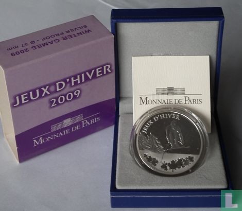 Frankreich 10 Euro 2009 (PP) "XXI Olympic Winter Games 2010 in Vancouver - Alpine skiing" - Bild 3
