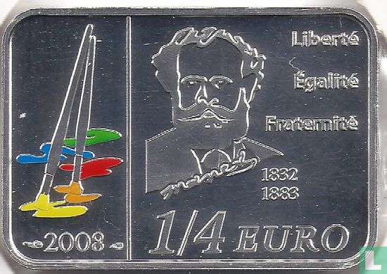 Frankrijk ¼ euro 2008 "125th anniversary of the death of Édouard Manet" - Afbeelding 1