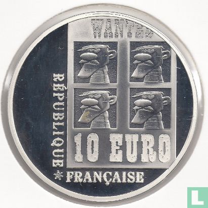 France 10 euro 2009 (PROOF) "Lucky Luke" - Image 2