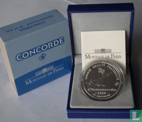 France 10 euro 2009 (PROOF) "40th Anniversary of the Concorde" - Image 3
