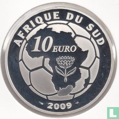 Frankrijk 10 euro 2009 (PROOF) "2010 Football World Cup in South Africa" - Afbeelding 1