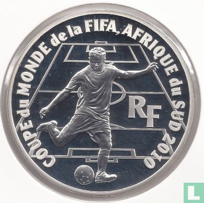 Frankrijk 10 euro 2009 (PROOF) "2010 Football World Cup in South Africa" - Afbeelding 2