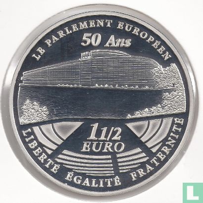 France 1½ euro 2008 (BE) "50 years European Parliament in Strasbourg" - Image 2